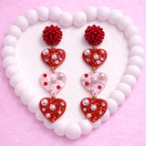Heart Dangle Earrings