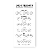 2026 Fridays Savings Challenge