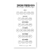 2026 Fridays Savings Challenge