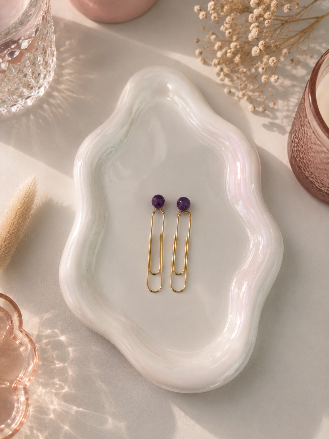 Natural Stone Paperclip