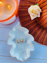 Pumpkin Spice Stud Earrings
