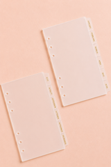 A6 Monthly Tab Dividers