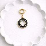 Circle Quatrefoil Charm
