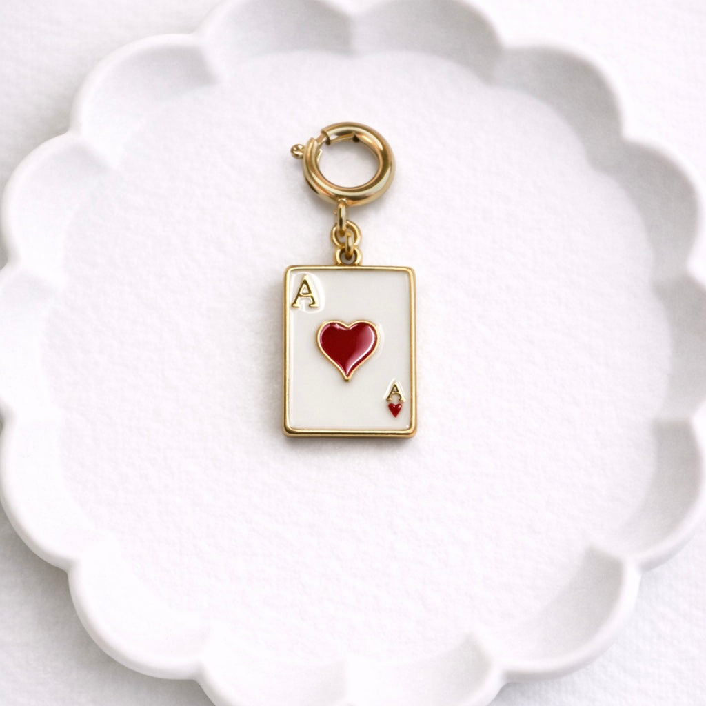 Ace of Hearts Charm