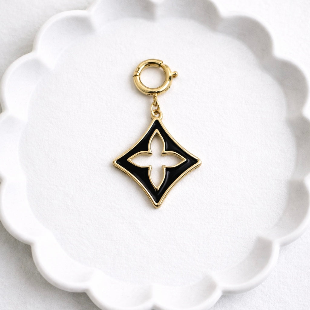 Classic Luxe Quatrefoil Charm
