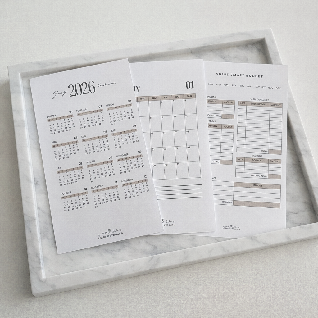 2026 Mocha Calendar A5/A6