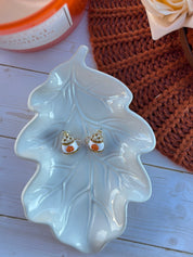 Pumpkin Spice Stud Earrings