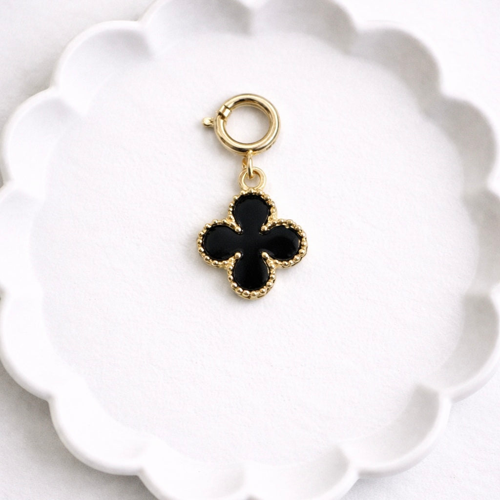 Midnight Clover Luxe Charm