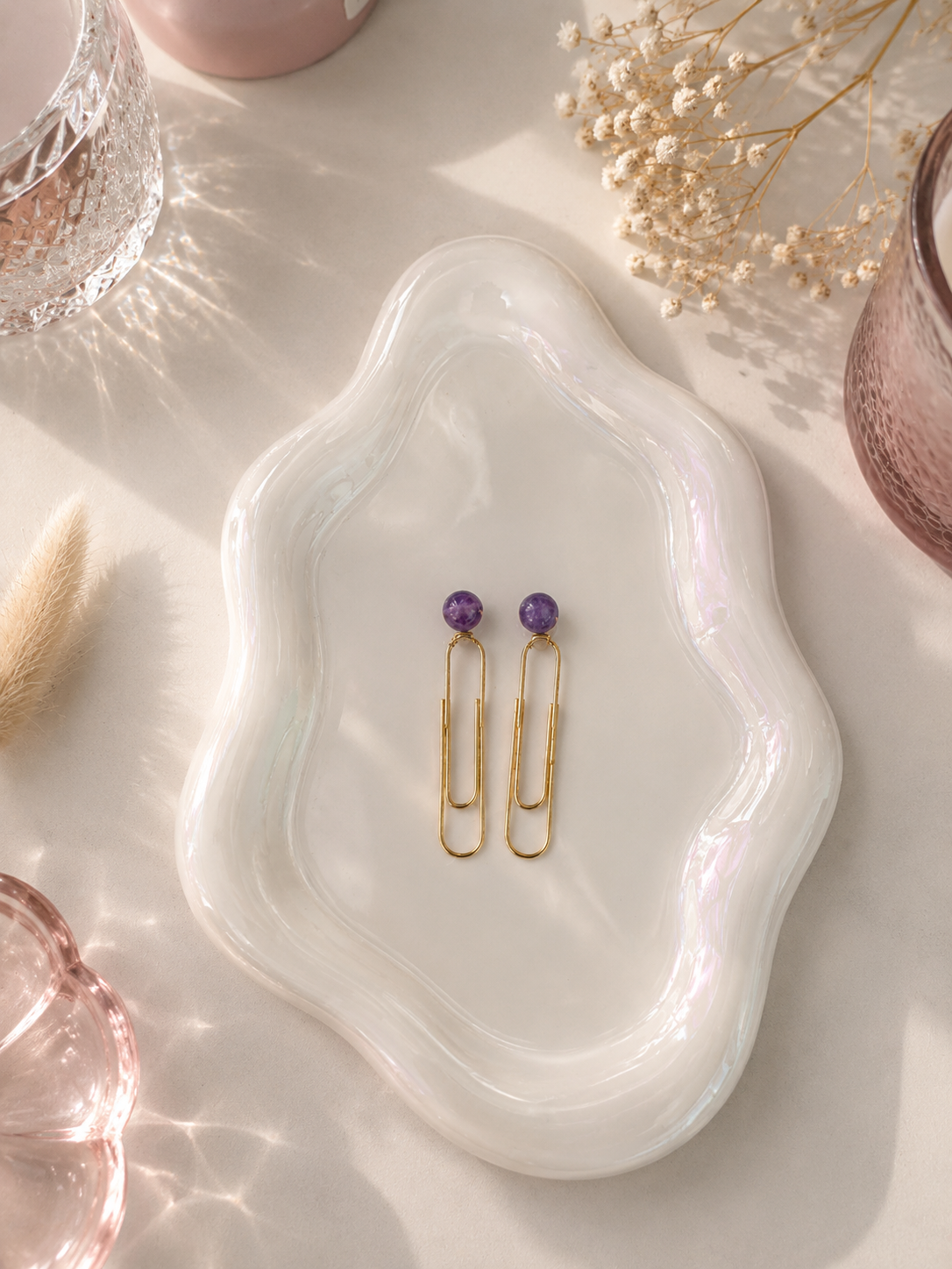 Natural Stone Paperclip