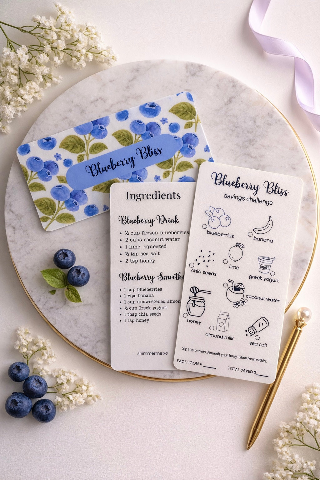 Blueberry Bliss Savings Challenge A6