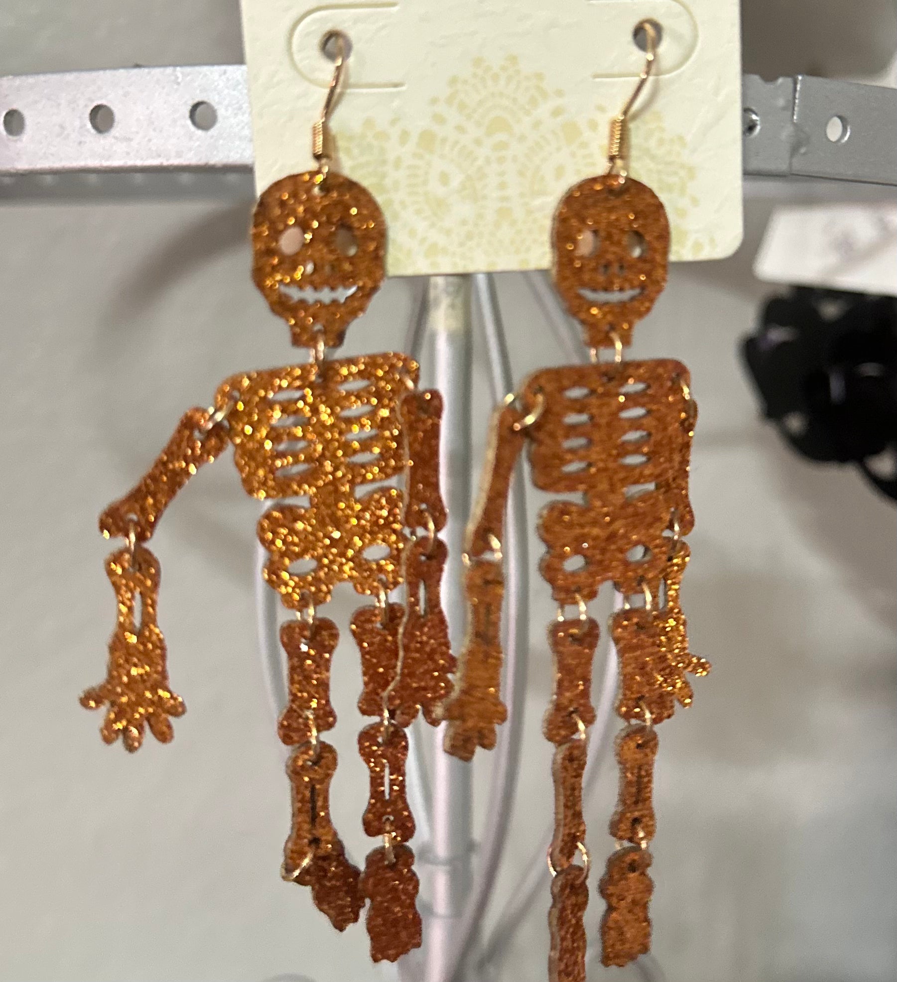 Skeleton Halloween Earrings
