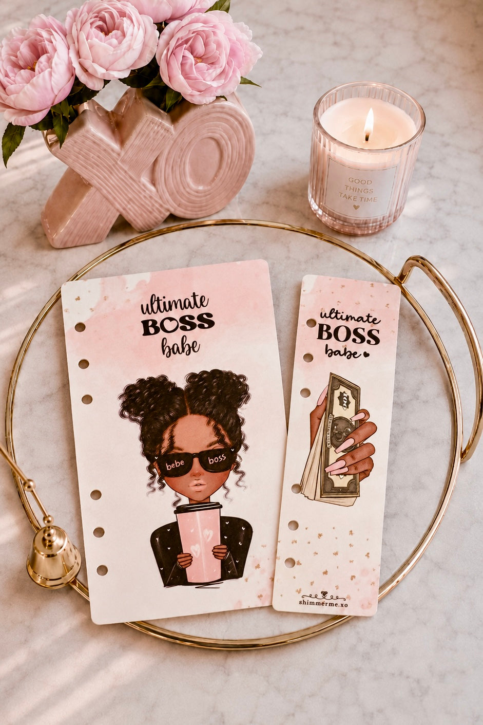Ultimate Boss Babe Dashboard | Coffee & Confidence Collection A6 Planner Set