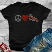 Peace Love  Crawfish T-Shirt