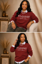 Fall Vibes Sweatshirt | Cozy Fall Graphic Crewneck