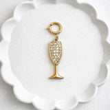 Champagne Sparkle Luxe Charm