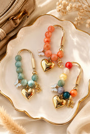 Heart Initial Handbag Charm