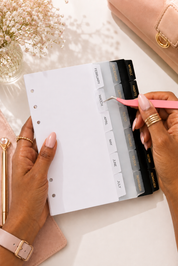 A6 Monthly Tab Dividers