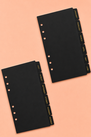 A6 Monthly Tab Dividers