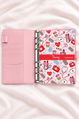 Personalized Nurse Life A5 Planner Dashboard