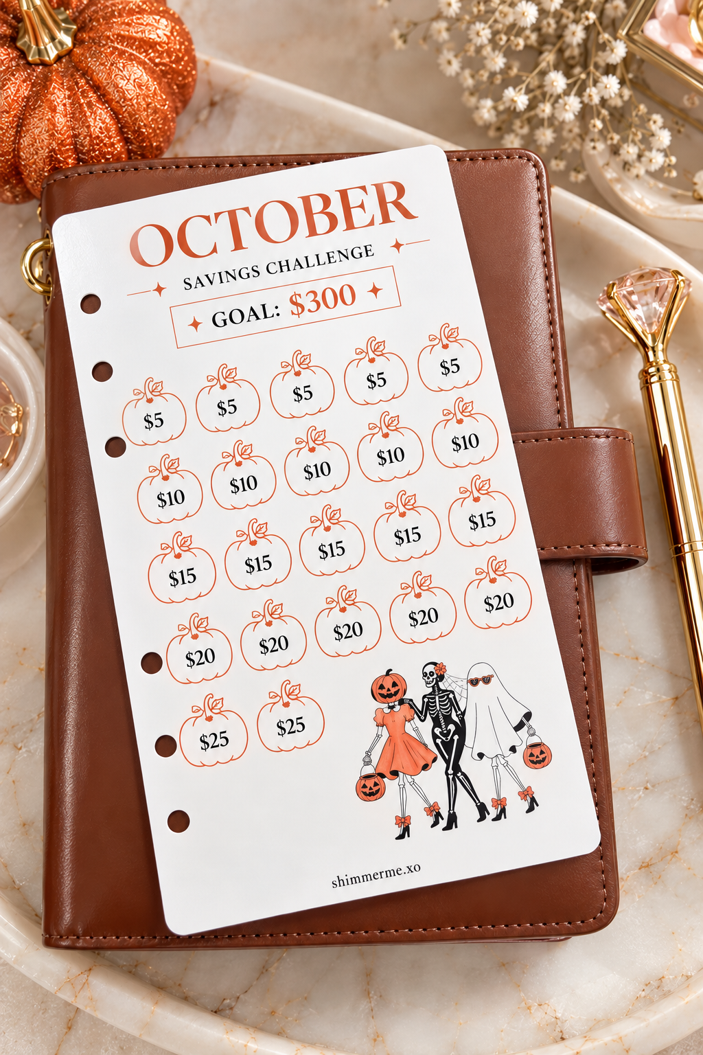 October Savings Challenge | $300