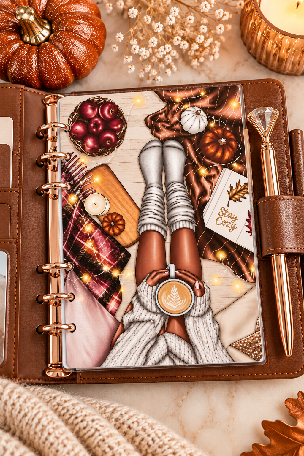 Stay Cozy Fall Planner Dashboard