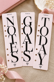 The Pretty Page Edit | 3-Piece Planner Bookmark Set