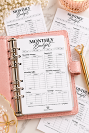 Budget Planner Inserts | 30 Sheets | A5 & A6