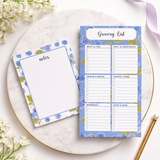 Blueberry Bliss Grocery List & Notepad