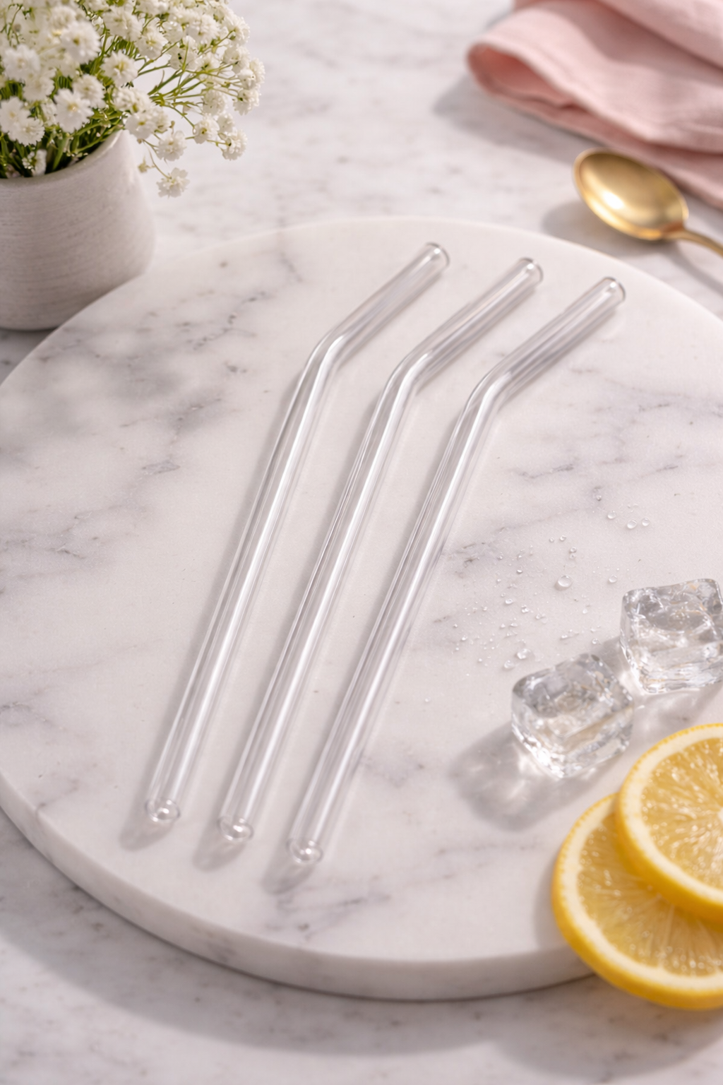 Curve Glass Straw