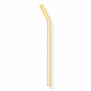 Pastel Luxe Glass Straw Set – Reusable Curved Drinking Straws