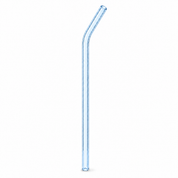 Pastel Luxe Glass Straw Set – Reusable Curved Drinking Straws