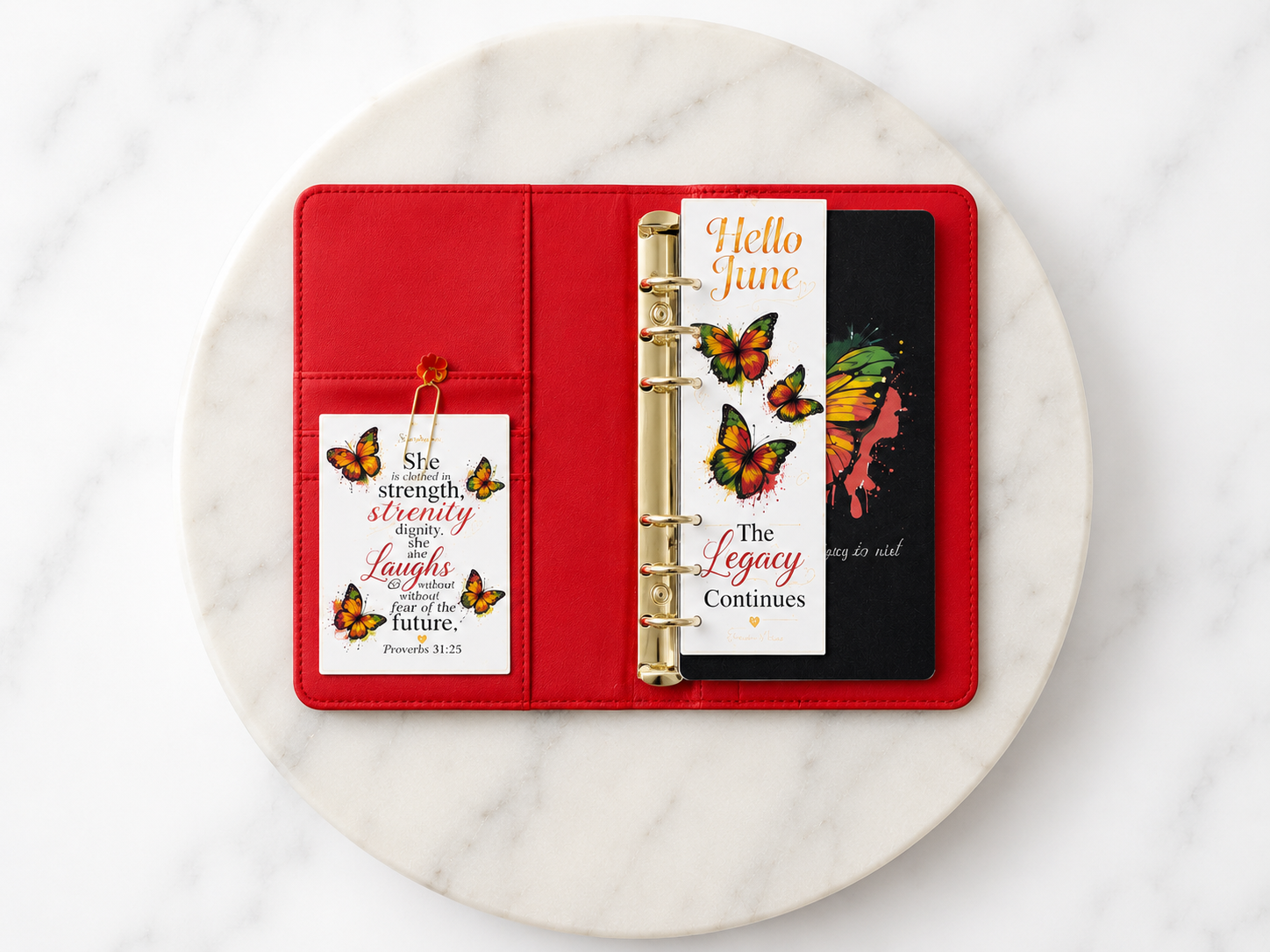 Juneteenth A6 Planner Bundle with Free Purse Charm