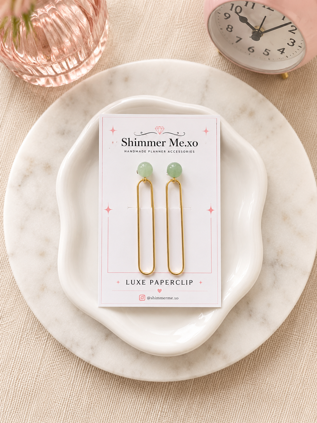 Natural Stone Paperclips