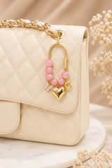 Blush Butterfly Initial Handbag Charm