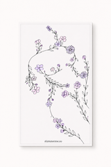Blooming Through the Change Menopause A6 Dashboard | Floral Planner Insert