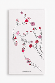 Blooming Through the Change Menopause A6 Dashboard | Floral Planner Insert