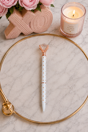 Diamond Luxury Polka Dot Pens | Glam Planner & Journaling Pens