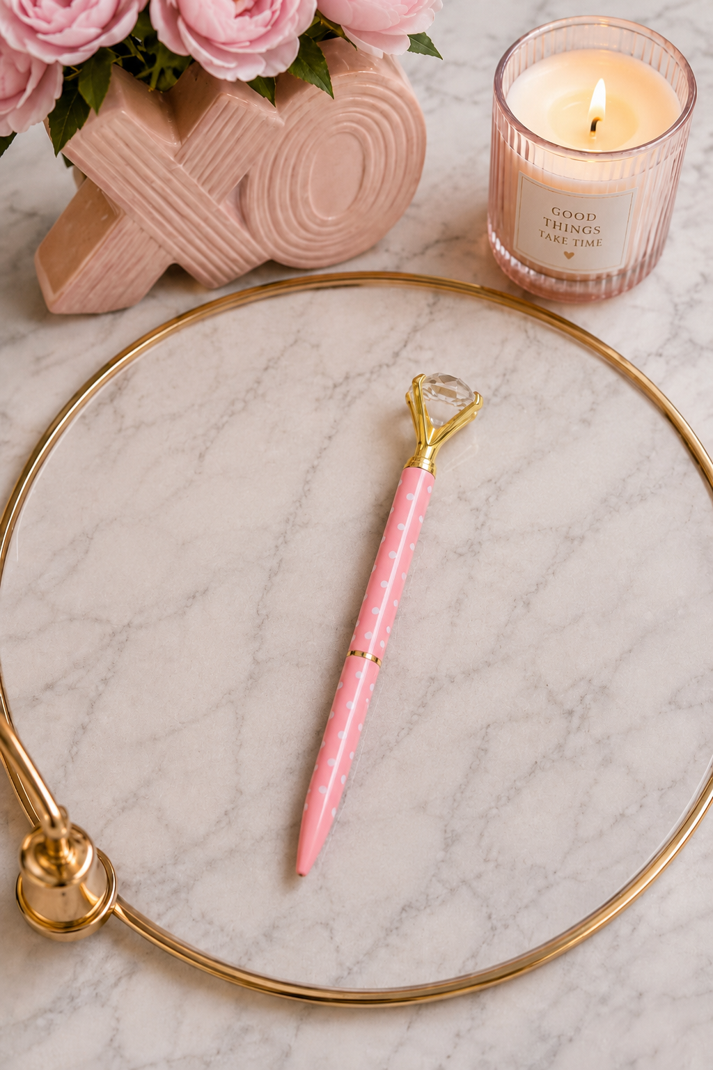 Diamond Luxury Polka Dot Pens | Glam Planner & Journaling Pens