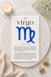 Aligned by the Stars Zodiac Affirmation A6 Dashboard