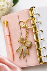Rhinestone Bow Planner Charm