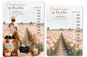 Pumpkin Spice & Plans $150 Savings Challenge | A6 Planner Insert