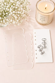 A6 Acrylic Planner Binder