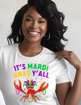 It's Mardi Gras Ya'll  Crawfish Top