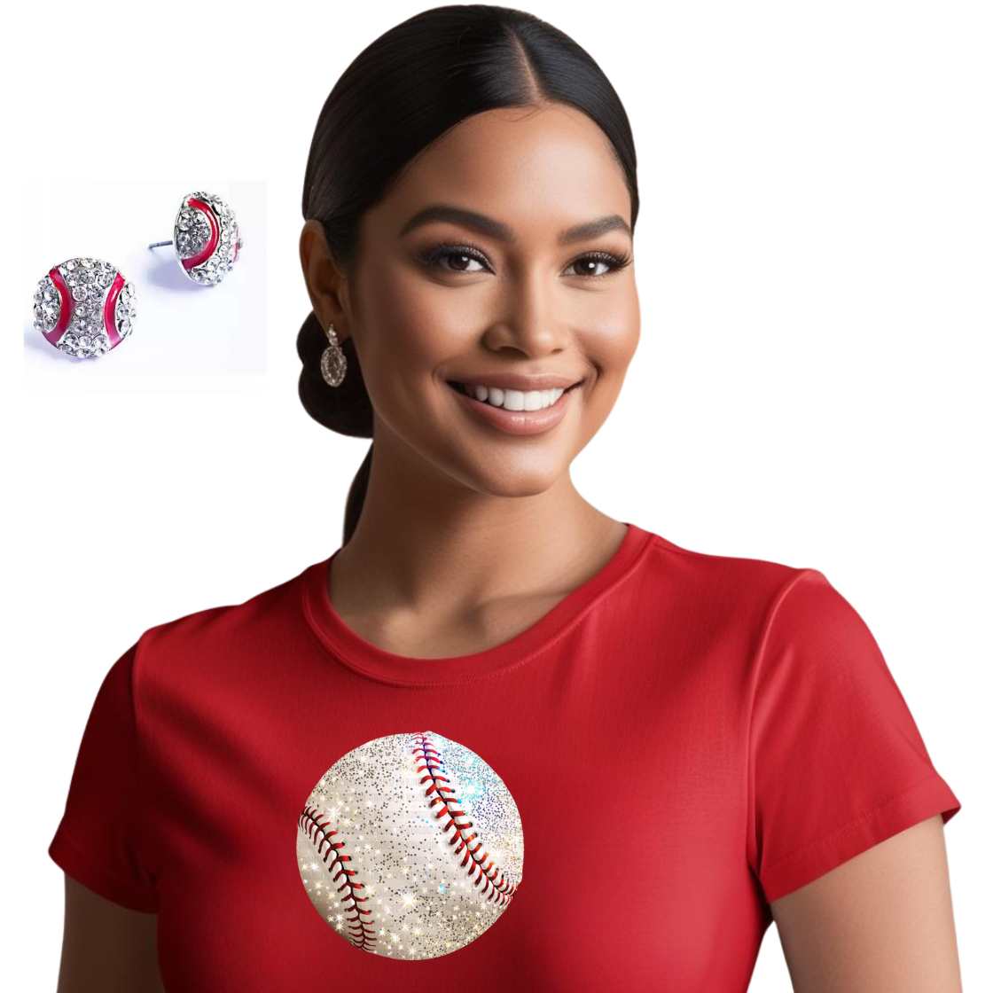 Navy Blue Baseball Tee