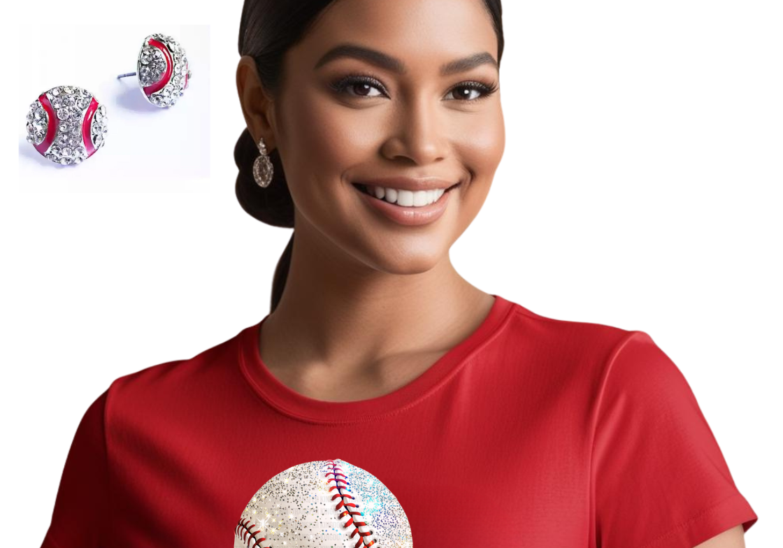 Navy Blue Baseball Tee