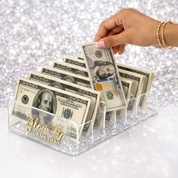 $ Crystal Clear Cash Tray