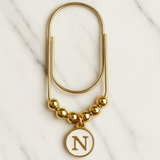 Luxe Gold Initial Paperclip