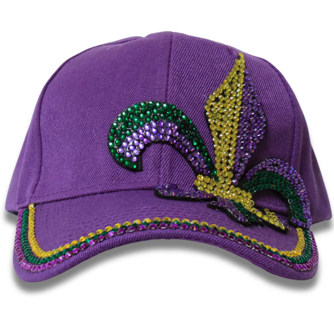 Mardi Gras Rhinestone Hats