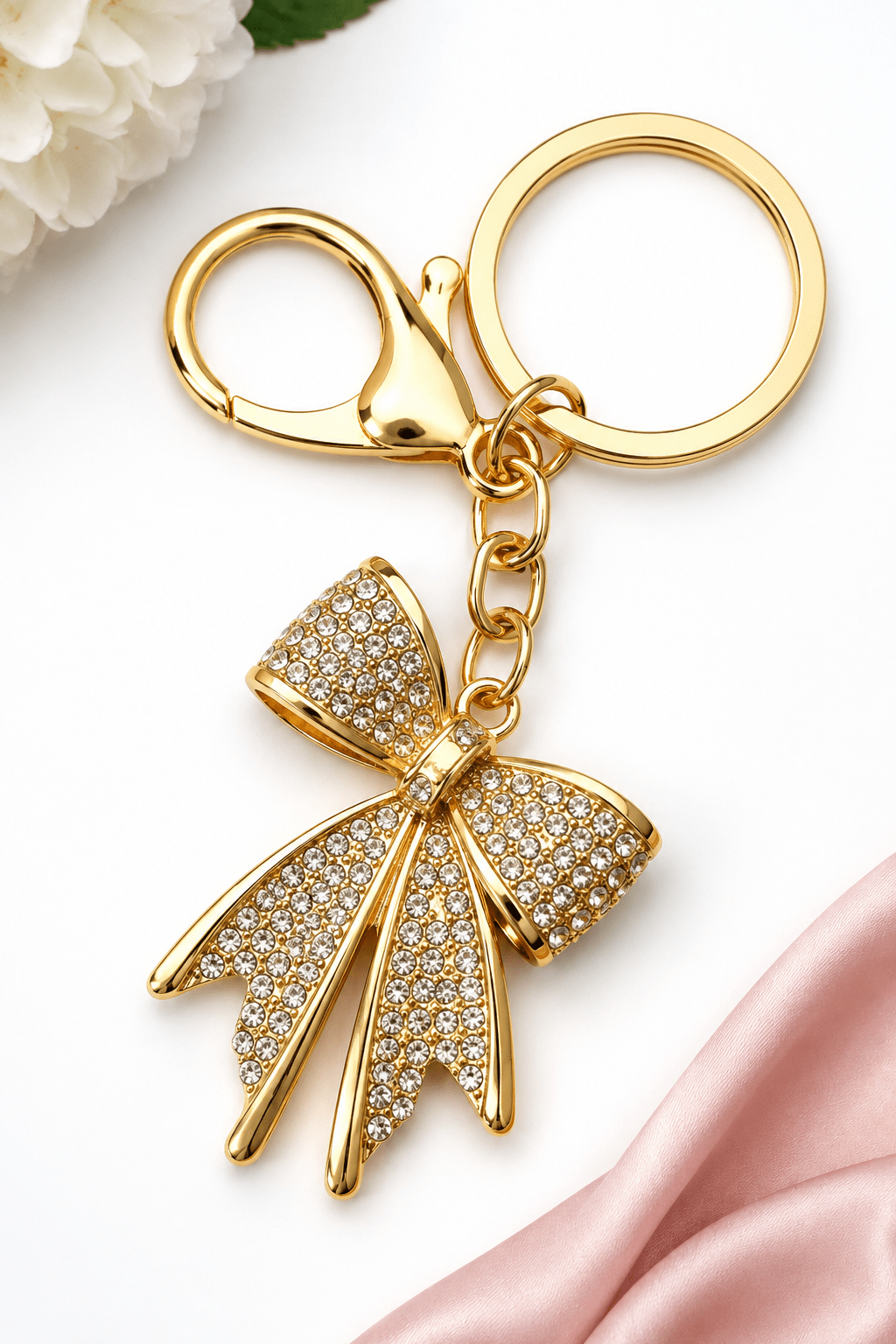 Rhinestone Bow Planner Charm - ShimmerMe.xo