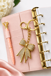 Rhinestone Bow Planner Charm - ShimmerMe.xo